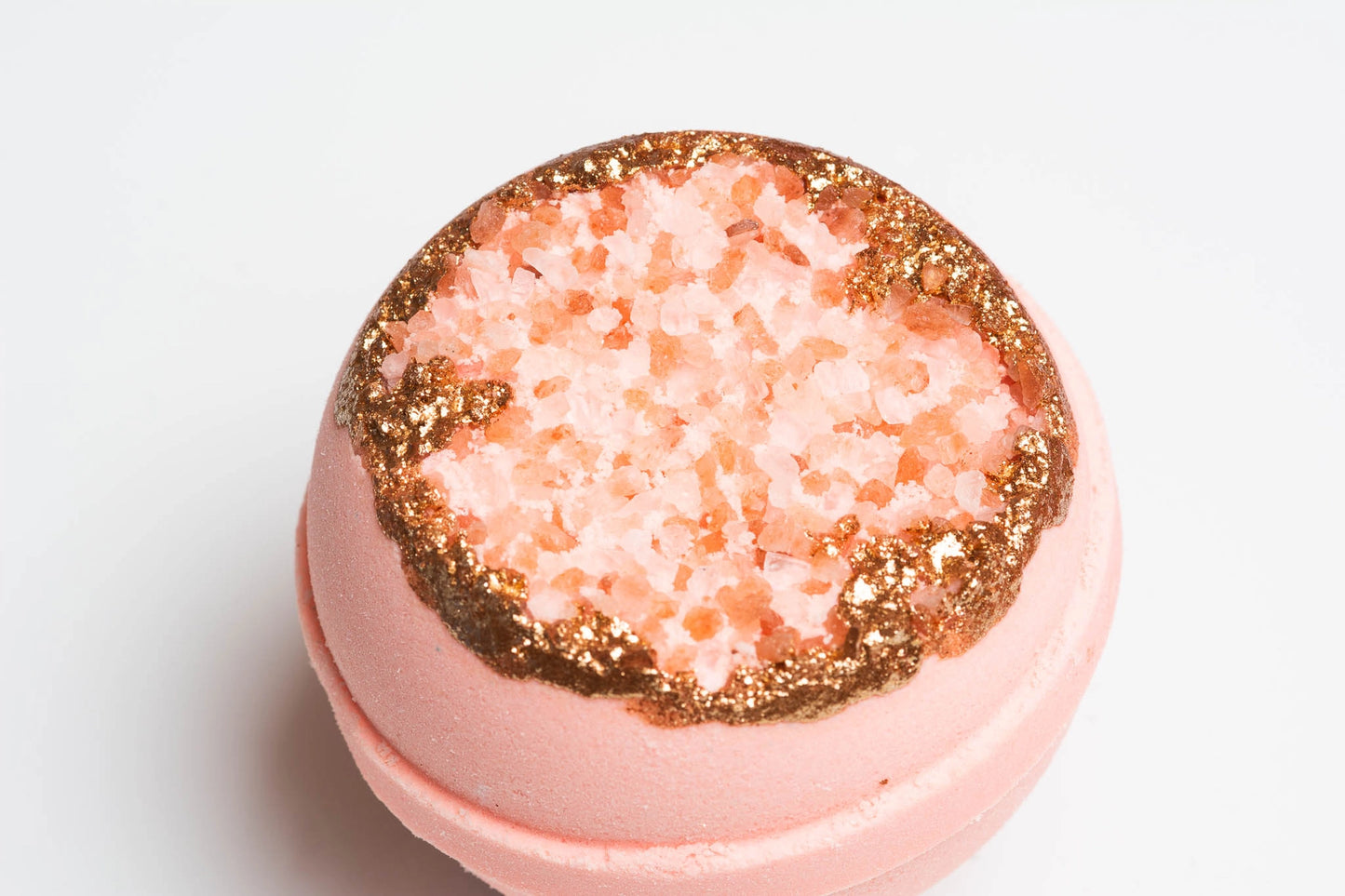 Rose Quartz Crystal Geode Bath Bomb `