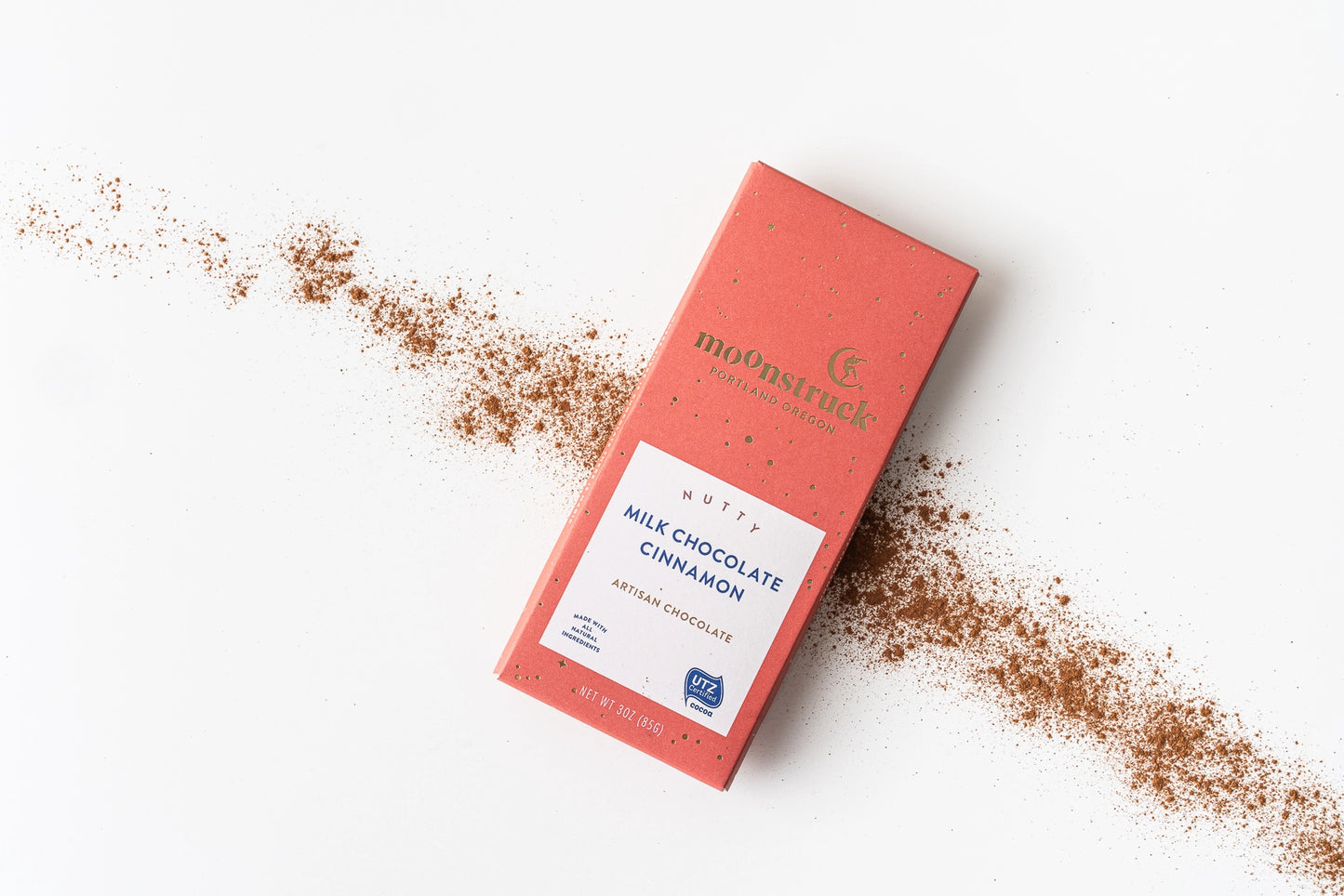 Moonstruck-Nutty Milk Chocolate Cinnamon Bar