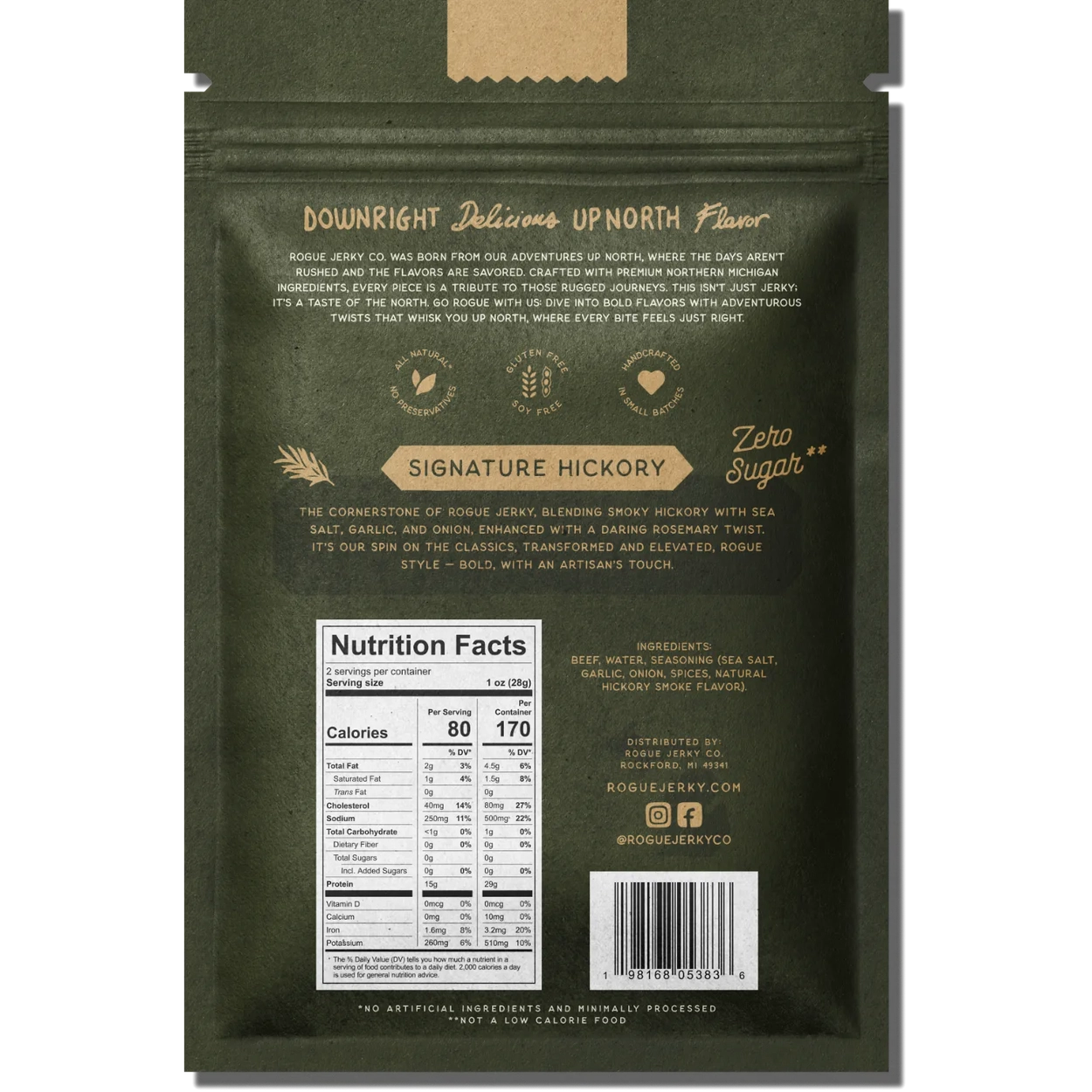 ROGUE-Signature Hickory Beef Jerky
