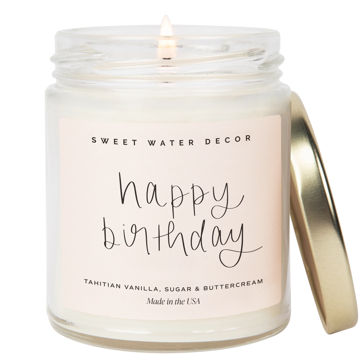 Sweet Water Decor- Happy Birthday 9 oz Soy Candle