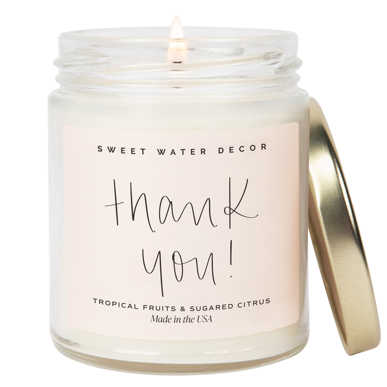 Sweet Water Decor-Thank You! 9 oz Soy Candle