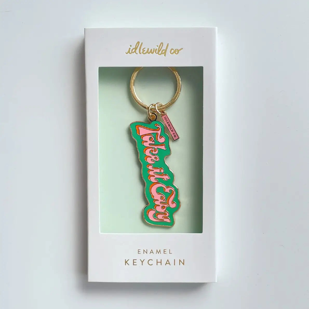 Idlewild Co.-Take It Easy Enamel Keychain