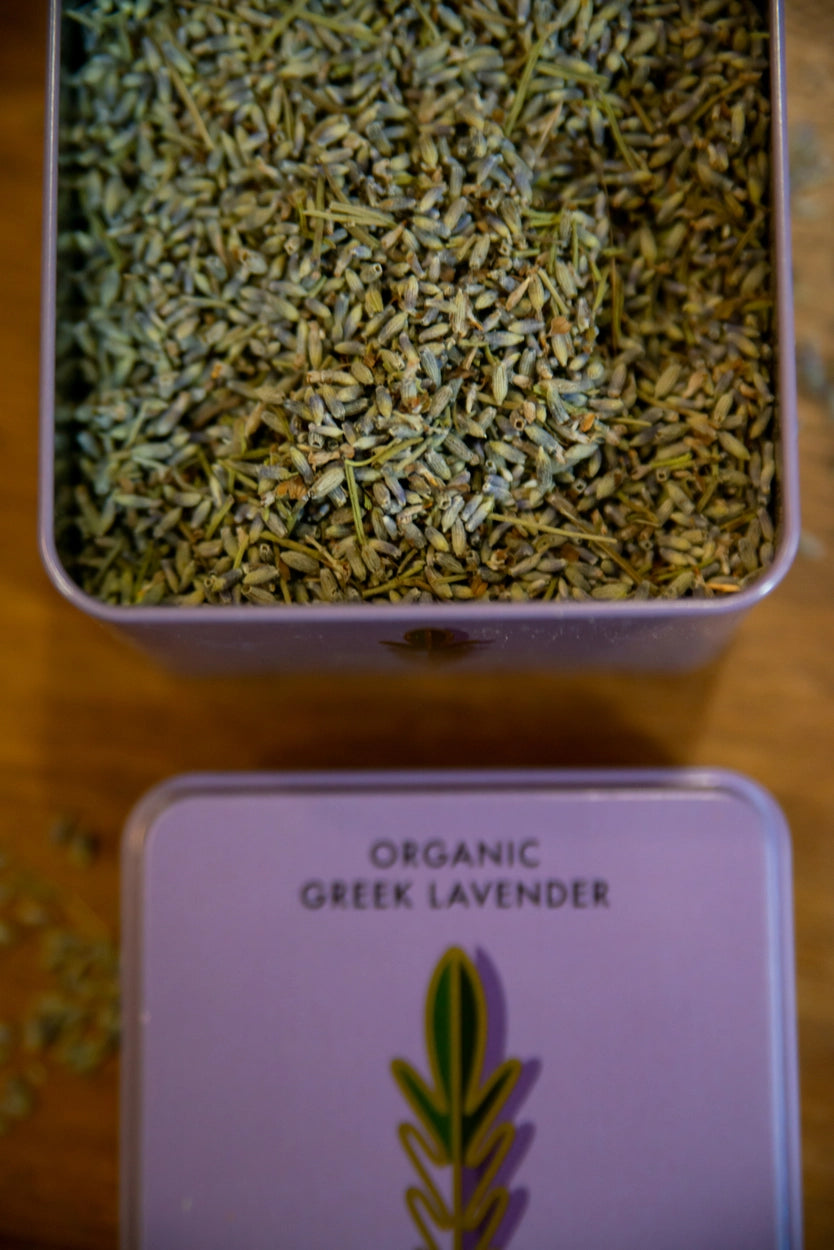 Seven Senses Organic-Organic Greek Lavender Tea Tin