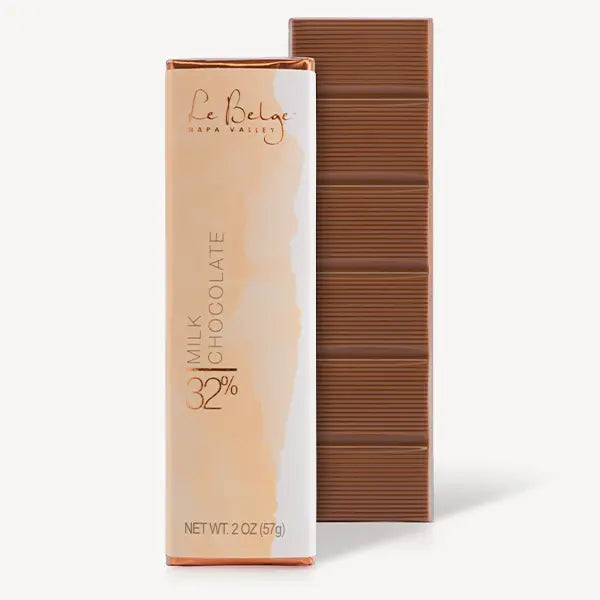 Le Belge Chocolatier-Gourmet 32% Milk Chocolate Bar
