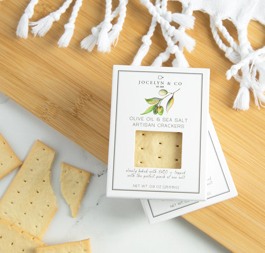 Jocelyn & Co-Mini Olive Oil & Sea Salt Crackers