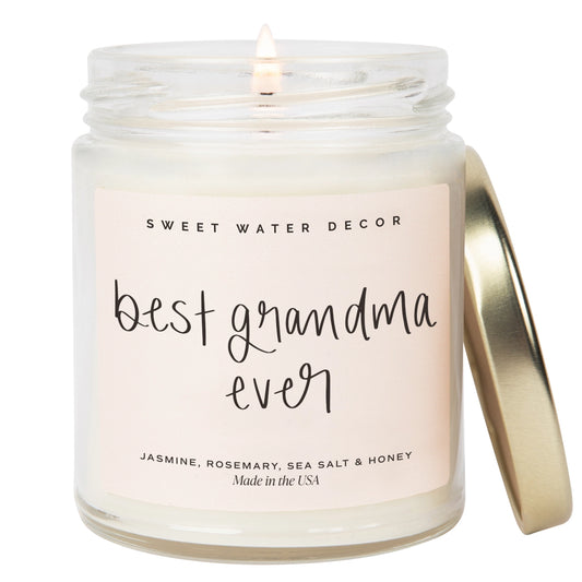 Sweet Water Decor-Best Grandma Ever 9 oz Soy Candle