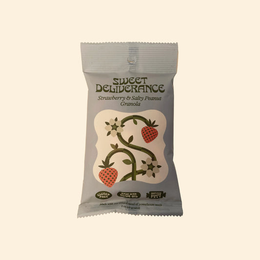 Sweet Deliverance-Strawberry & Salty Peanut Granola Snack Pack