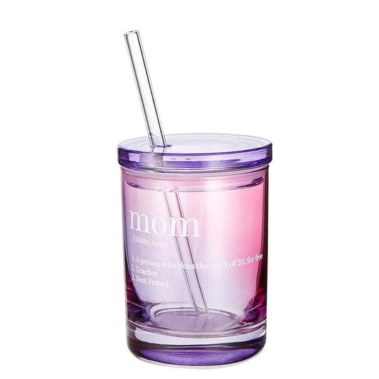 Glass Dof W/Lid- Mom